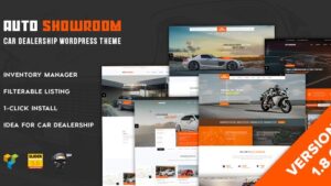 Auto Showroom v3.1.6 Car Dealership WordPress Theme