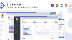 BigBucket - Bootstrap 4x Admin Template