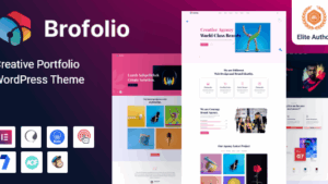 Brofolio v1.0.3 Creative Portfolio WordPress Theme