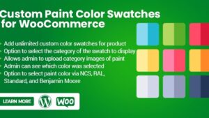 Custom Paint Color Swatches for WooCommerce v1.0.5