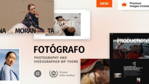 Fotógrafo (v16.0) Photography Videographer WordPress Theme (Activated)