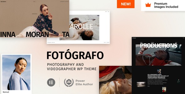 Fotógrafo (v16.0) Photography Videographer WordPress Theme (Activated)