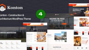 Konton v1.0.3 Construction & Architecture WP Theme