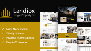 Landiox (v1.0.4) Single Property WordPress Theme