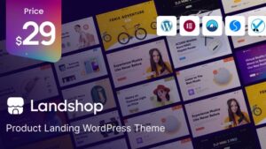 Landshop v1.0 Product Landing WordPress Theme