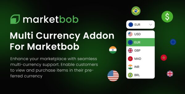 Multi-Currency Addon For Marketbob v1.0