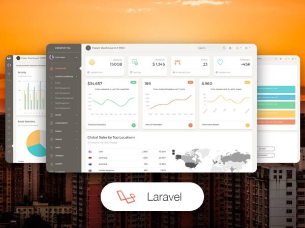 Paper Dashboard PRO Laravel v2.1.1