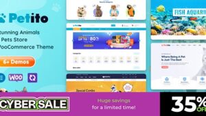 Petito v1.6.2 Animals and Pets Store WooCommerce Theme