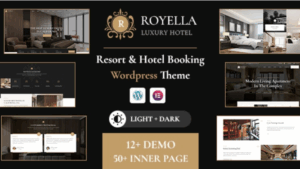 Royella v1.0.0 Resort & Hotel Booking Multi-Purpose WordPress Theme