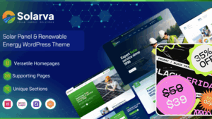 Solarvi (v1.0.1) Ecology & Solar Energy Theme