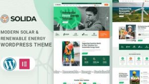 Solida v1.0.1 Solar & Renewable Energy WordPress Theme