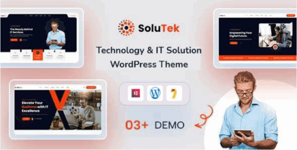Solutek v1.0 Technology & IT Services WordPress Theme