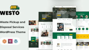Westo v1.5 Waste Disposal Services WordPress Theme