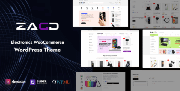 Zagg v1.3.1 Electronics & Accessories WooCommerce WordPress Theme