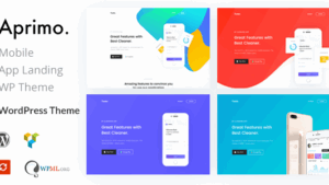 Aprimo v1.5 Mobile & App Landing WordPress Theme