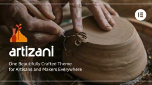 Artizani v1.0 Handmade Artists and Artisans WordPress Theme