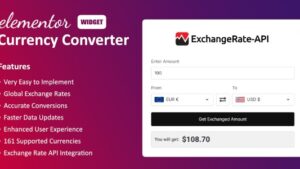 Currency Converter Widget for Elementor v1.1.0