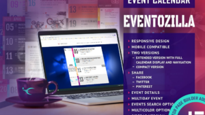 EventoZilla - Event Calendar - Elementor Widget Addon v1.9.0