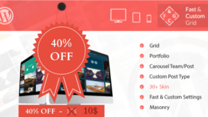Fast & Custom Grid (v1.0) Wordpress Plugin