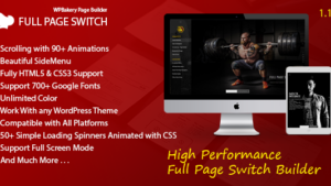 Full Page Switch (v1.1.1) With Side Menu - Addon For WPBakery Page Builder