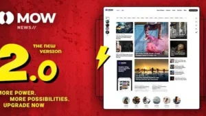 Mow v2.1.4 Blog & Magazine WordPress Theme