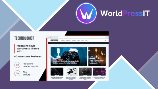 MyThemeShop Purple WordPress Theme v1.1.1