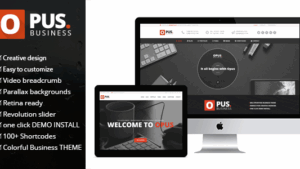 Opus Business v1.7 Multipurpose Business WordPress Theme