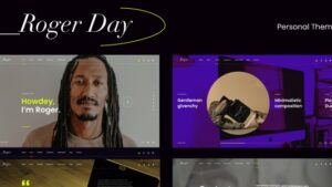 Roger Day v1.1.0 Personal CV/Resume WordPress Theme
