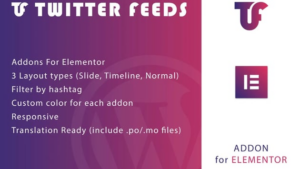 Twitter Feeds for Elementor WordPress Plugin v1.0
