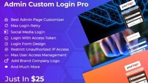 Admin Custom Login Pro v6.5 (By Weblizar)