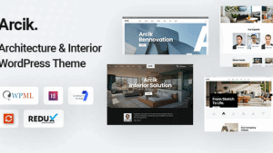 Arcik (v1.0.4) Architecture WordPress Theme