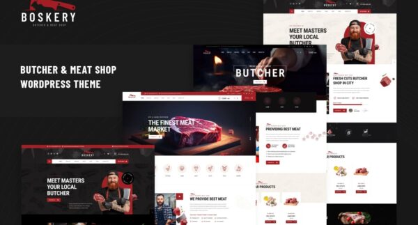 Boskery v1.0.1 Butcher & Meat Shop WordPress Theme