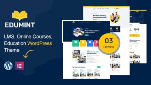 Edumint (v1.0.4) LMS, Online Courses, Education WordPress
