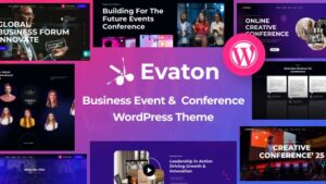Evaton v1.0.0 Event Conference & Meetup WordPress Theme