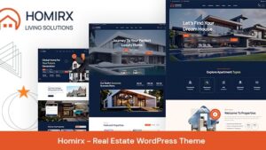 Homirx (v1.0.8) Real Estate WordPress Theme