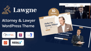 Lawgne (v1.0.8) Law & Lawyer WordPress Theme