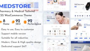 Medstore v1.0.0 Responsive WooCommerce WordPress Theme