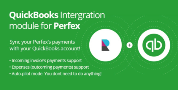 QuickBooks module for Perfex CRM v1.0b – Synchronize Invoices, Payments and Expenses