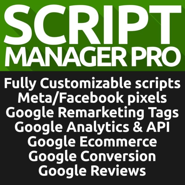 Script Manager Pro (Customizable Scripts, APIs & GDPR) Module v3.0.1 Prestashop