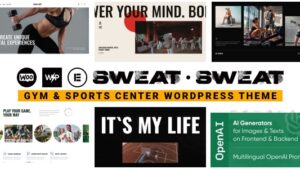 Sweat v1.0.0 Gym & Sports Center WordPress Theme