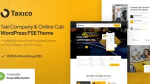 Taxico v1.0.3 Taxi Company & Online Cab Service Theme