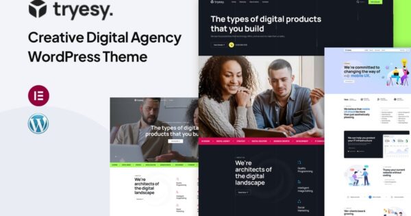 Tryesy v1.0 Creative Digital Agency WordPress Theme