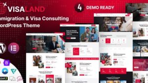 Visaland v1.0.0 Immigration & Visa Consulting WordPress