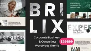 Brilix (v1.0.3) Corporate Business & Consulting WordPress Theme