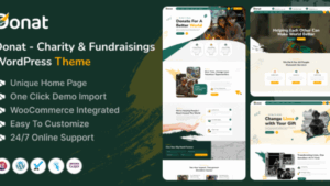 Donat v1.0.0 – Charity & Fundraising WordPress Theme