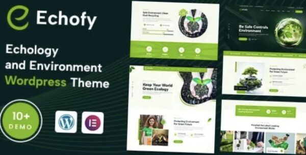 Echofy (v1.0.0) Environment, Ecology & Solar Renewable Energy WordPress Theme