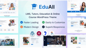 EduAll (v1.0.4) Education LMS Tutors & Course WordPress