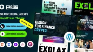 Exolax v1.0.1 Creative Digital Agency WordPress Theme