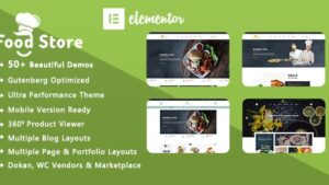 Food Store v2.3.3 Organic & Restaurant WooCommerce WordPress Theme