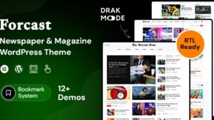 Forcast (v1.0.3) Newspaper & Magazine WordPress Theme